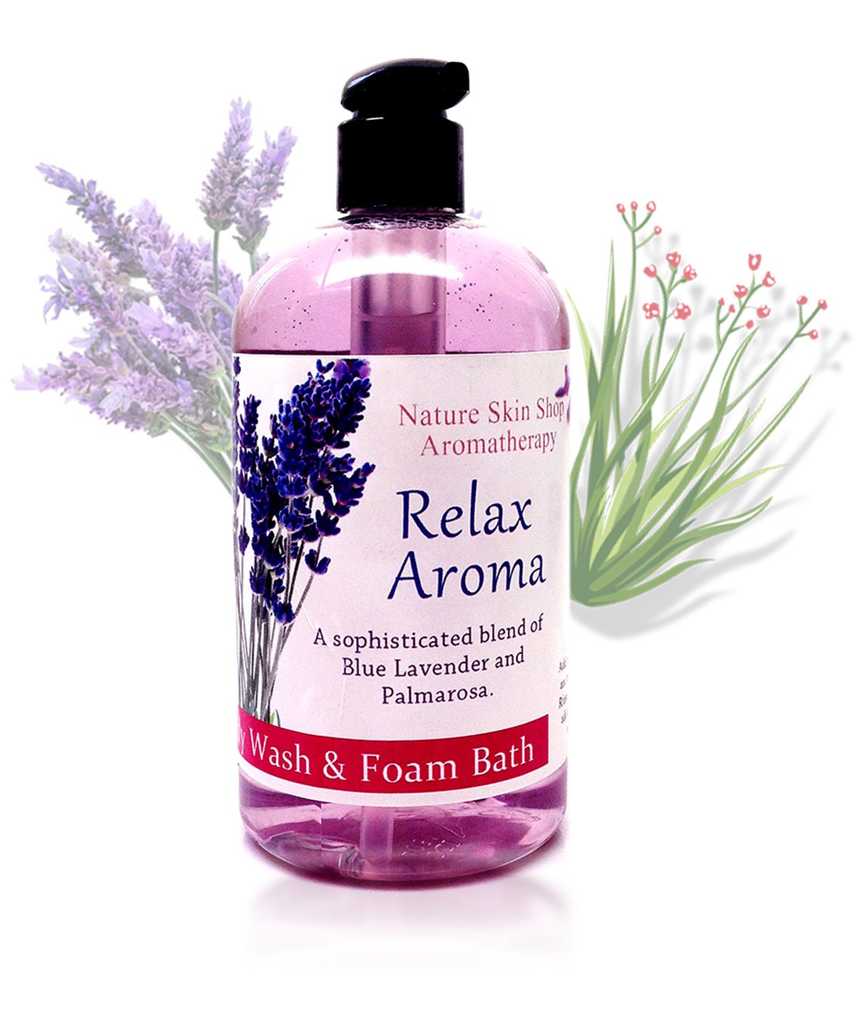 Aromatherapy Relax Lavender Shower Bath Gel-0