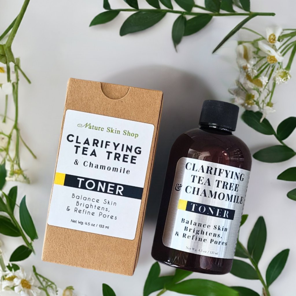 Clarifying  Tea Tree & Chamomile Toner- Balance Skin, Brightens, & Refine Pores-2